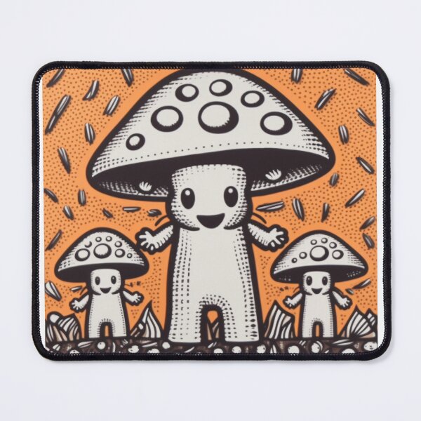 Item preview, Colorful Pop Art Mushroom Square Sticker designed and sold by TVBArchive.