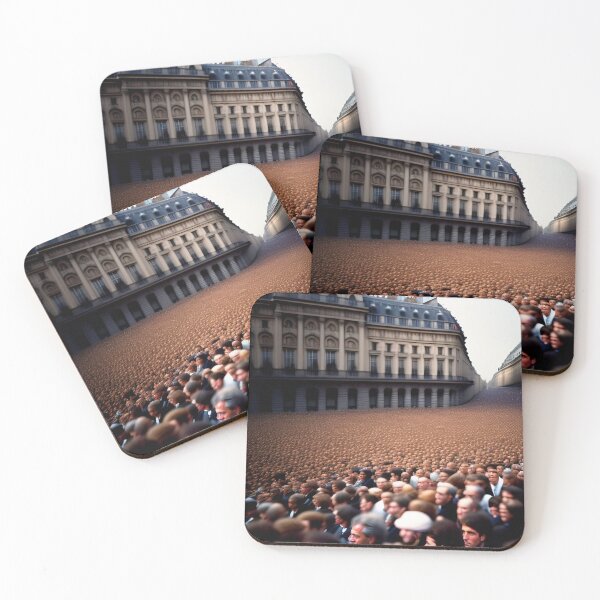 Aperçu de l'œuvre La foule, Paris créée et vendue par jsebouvi.