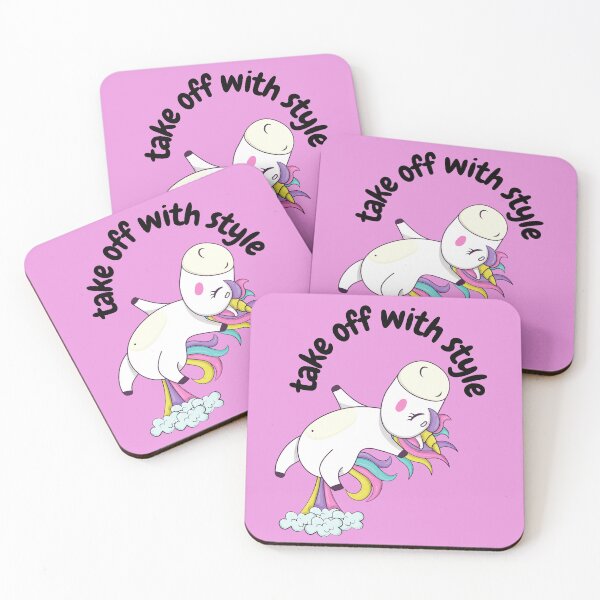 Item preview, Unicorn taking off with style designed and sold by GaliYoga.