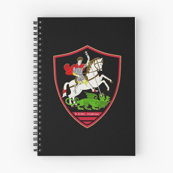 Item preview, Saint George Shield Byzantine Style Colorful designed and sold by Yiorgos Designs.