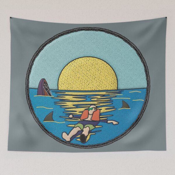Aperçu de l'œuvre Drifting at Sea Midlife Merit Badge créée et vendue par jephwho.