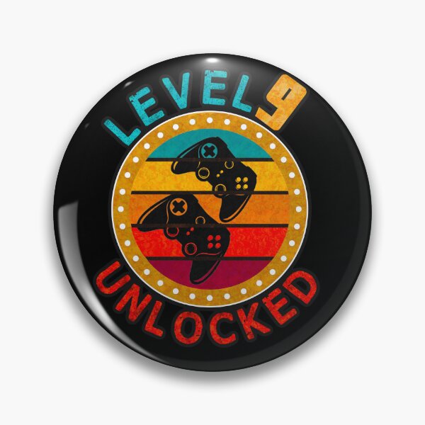 Item preview, Level 9 unlocked, for birthday boy, for gamer designed and sold by mwebba2005.