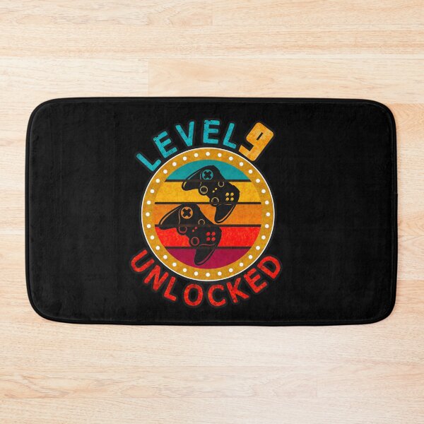 Item preview, Level 9 unlocked, for birthday boy, for gamer designed and sold by mwebba2005.