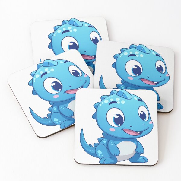 Item preview, cute blue dinosaur emoji  designed and sold by nhahn33.