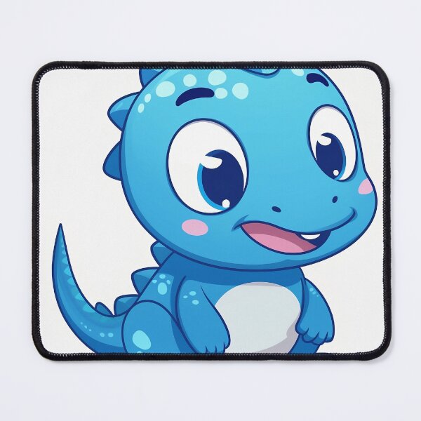 Item preview, cute blue dinosaur emoji  designed and sold by nhahn33.