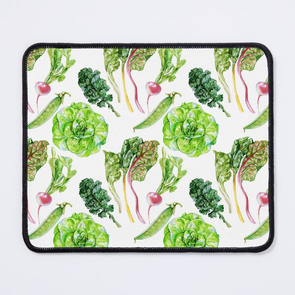 Item preview, Spring Vegetables Pattern White designed and sold by Katariina Purru.