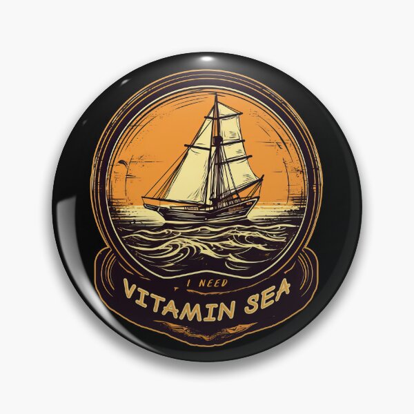 Item preview, I Need Vitamin Sea - A Sailing Design designed and sold by Mindful-Designs.