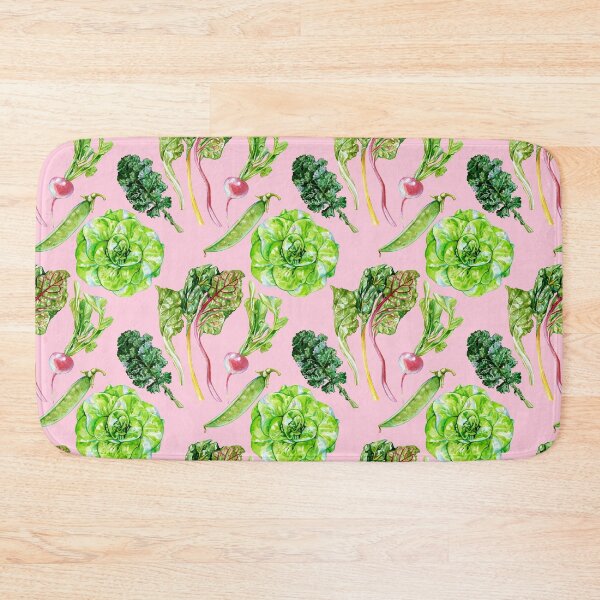 Item preview, Spring Vegetables Pattern Pink designed and sold by Katariina Purru.