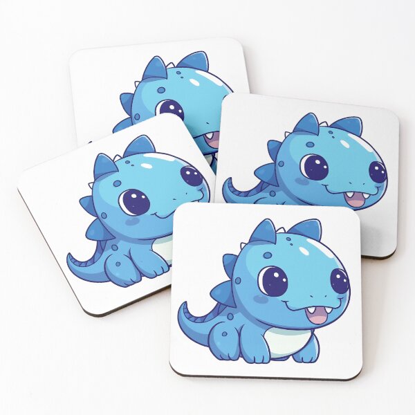 Item preview, cute blue dinosaur emoji  designed and sold by nhahn33.