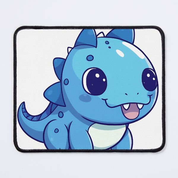 Item preview, cute blue dinosaur emoji  designed and sold by nhahn33.