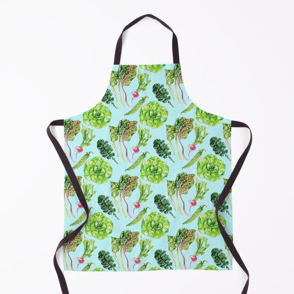 Item preview, Spring Vegetables Pattern Blue designed and sold by Katariina Purru.