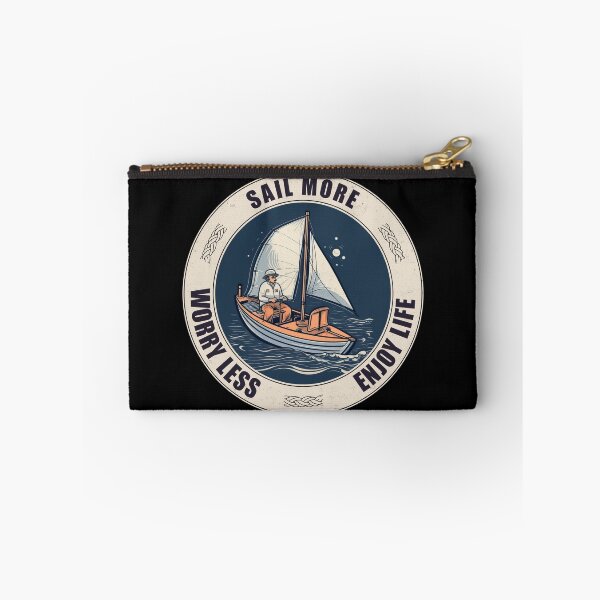 Item preview, Sail More, Worry Less, Enjoy Life - A Sailing Design designed and sold by Mindful-Designs.