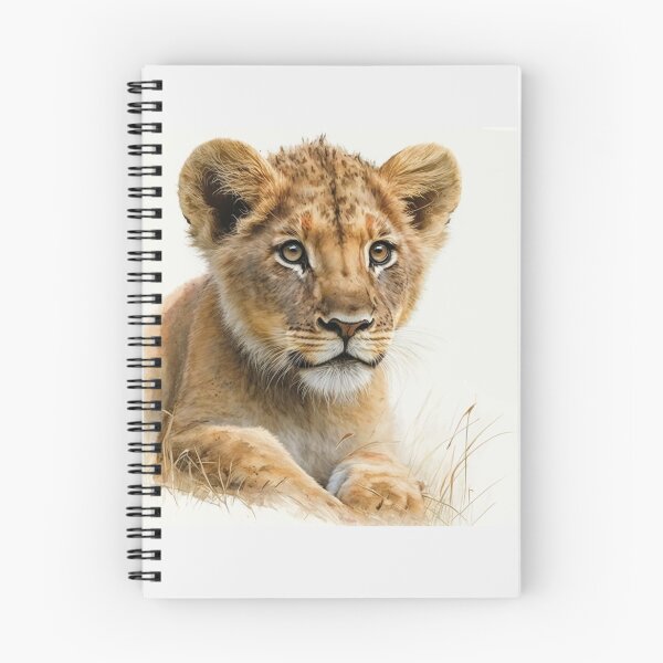 Item preview, Beautiful Lion Cub Watercolour Portrait designed and sold by Adios65.