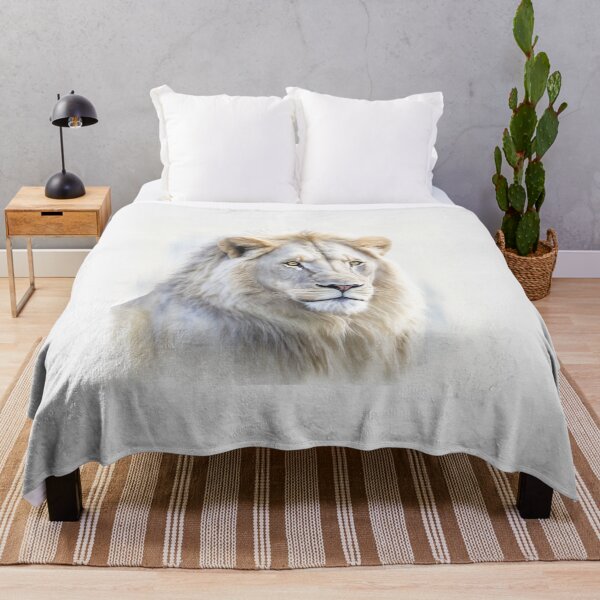 Item preview, White Lion Watercolour Portrait designed and sold by Adios65.