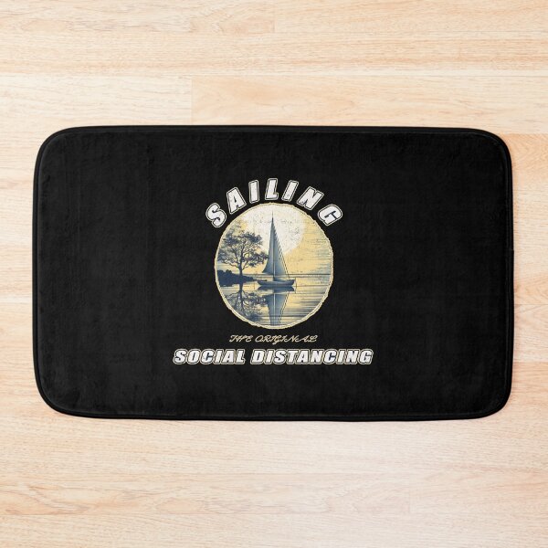 Item preview, Sailing The Original Social Distancing - A Sailing Design designed and sold by Mindful-Designs.