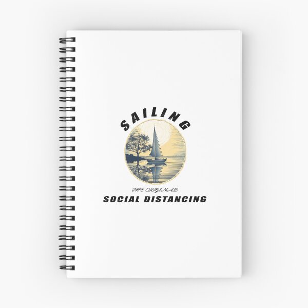 Item preview, Sailing The Original Social Distancing - A Sailing Design designed and sold by Mindful-Designs.