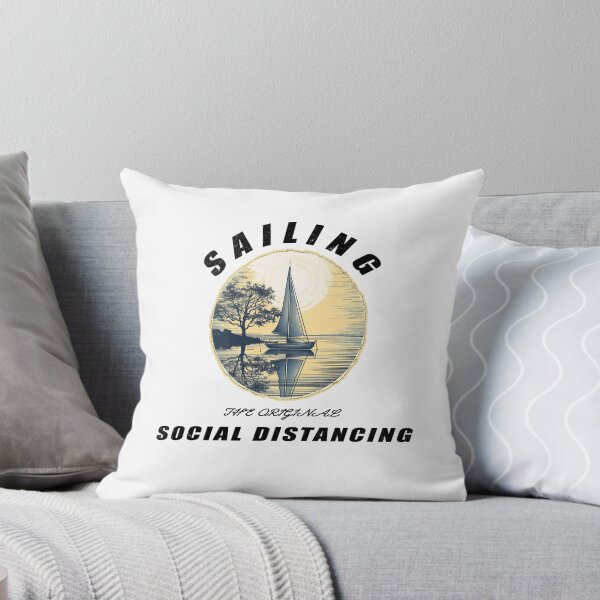Item preview, Sailing The Original Social Distancing - A Sailing Design designed and sold by Mindful-Designs.