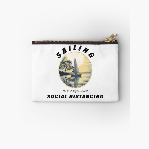 Item preview, Sailing The Original Social Distancing - A Sailing Design designed and sold by Mindful-Designs.