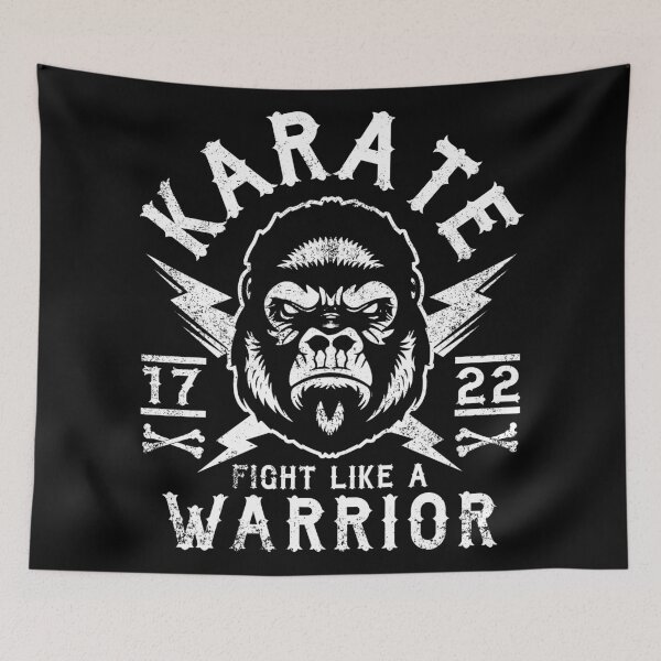 Item preview, KARATE - FIGHT LIKE A WARRIOR designed and sold by ShirtWreck.