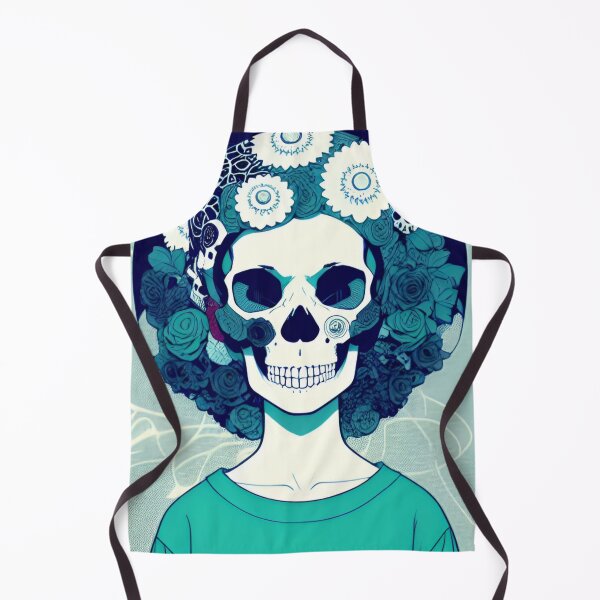Item preview, Chill Skull Frozen Roses designed and sold by pixxiesart.