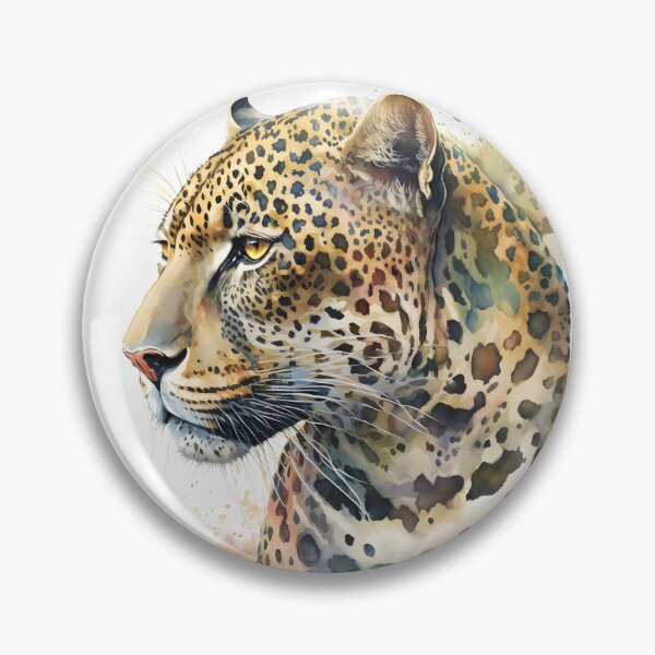 Item preview, Watercolor Leopard Portrait designed and sold by CGSGraphics.