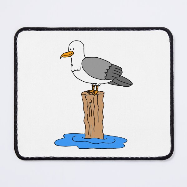 Item preview, Seagull Cartoon Beach Theme designed and sold by jaycartoonist.