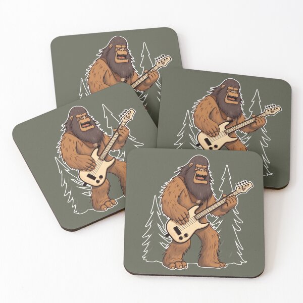 Item preview, Bigfoot Playing Bass designed and sold by JackCurtis1991.