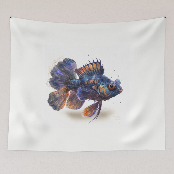 Item preview, Stunning Fish Watercolour Portrait designed and sold by Adios65.