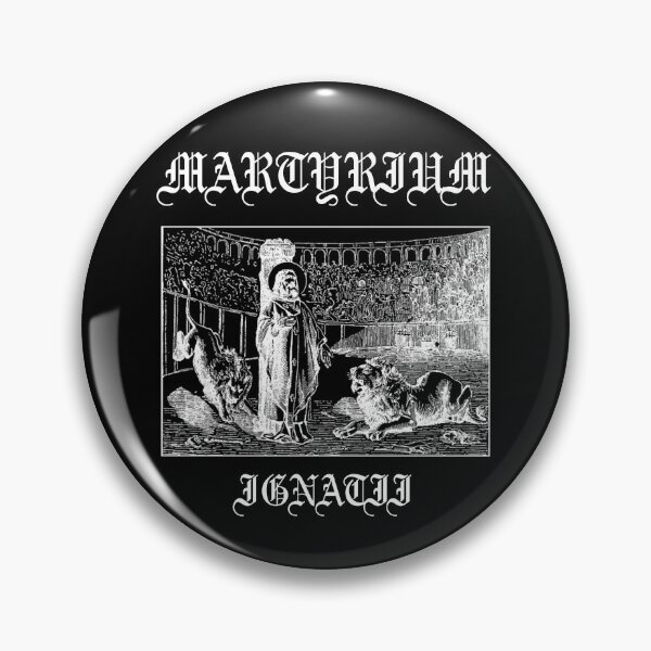 Item preview, Martyrium Ignatii Saint Ignatius of Antioch Martyr Gothic Icon designed and sold by Mad Farmer Liberation Front.