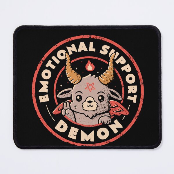 Item preview, Emotional Support Demon - Funny Evil Baphomet Gift designed and sold by EduEly.