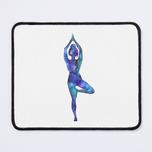 Item preview, Tree pose - yoga galaxy designed and sold by Aurora Gritti.