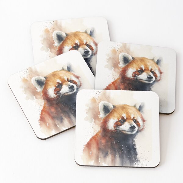 Item preview, Cute Red Panda Watercolour Portrait designed and sold by Adios65.