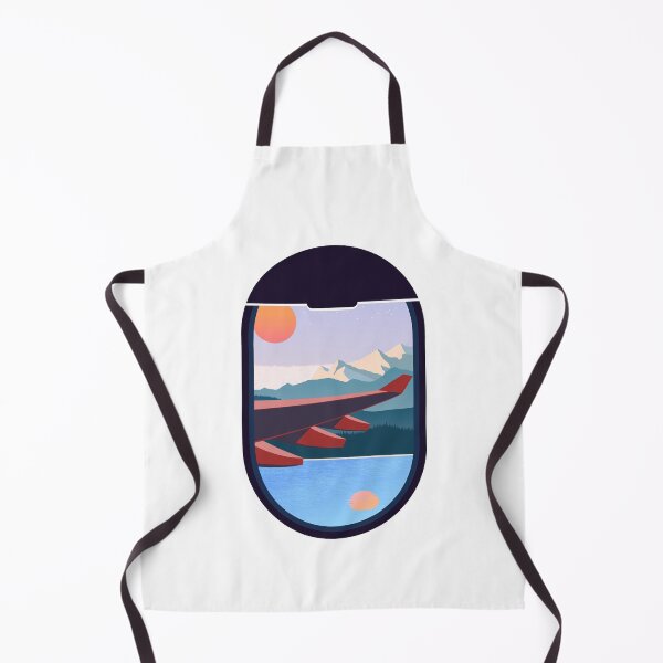Item preview, Wanderlust Travel Plane Window Landscape Nature designed and sold by CreatDifference.