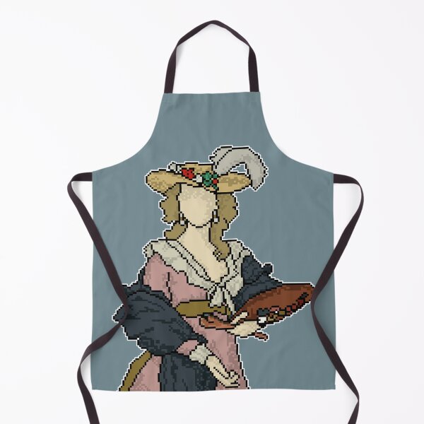 Item preview, Pixel Art of a Self Portrait in a Straw Hat -  "I Straw That" designed and sold by Fun Funky Designs.