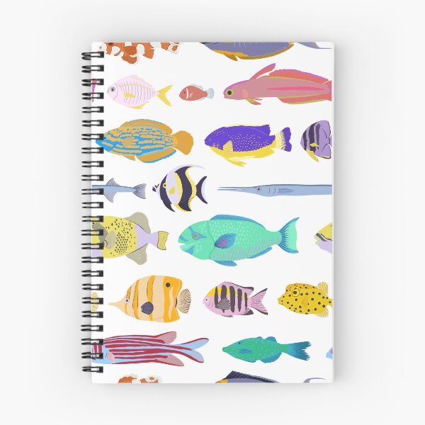 Item preview, Rainbow tropical reef fish  designed and sold by LibbyHaggerArt.