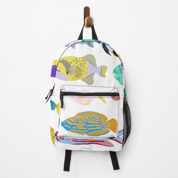 Item preview, Rainbow tropical reef fish designed and sold by LibbyHaggerArt.