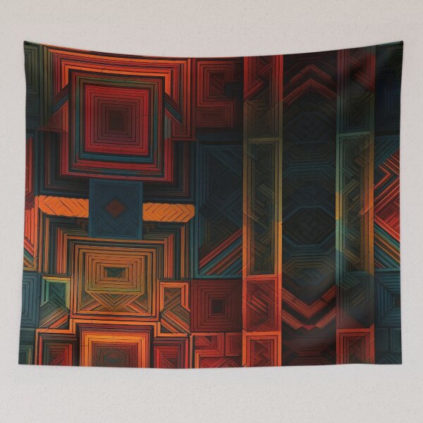 Item preview, Geometric Pattern Contrasting Colors designed and sold by Juliascutecornr.