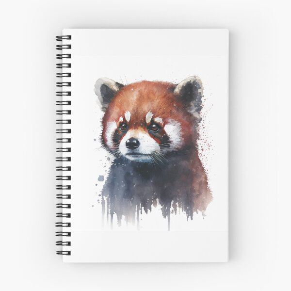 Item preview, Cute Red Panda Cub Watercolour Portrait designed and sold by Adios65.