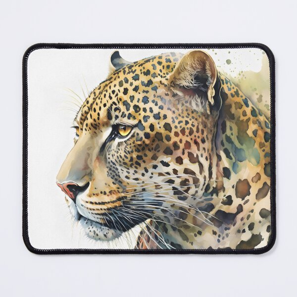 Item preview, Watercolor Leopard Portrait designed and sold by CGSGraphics.