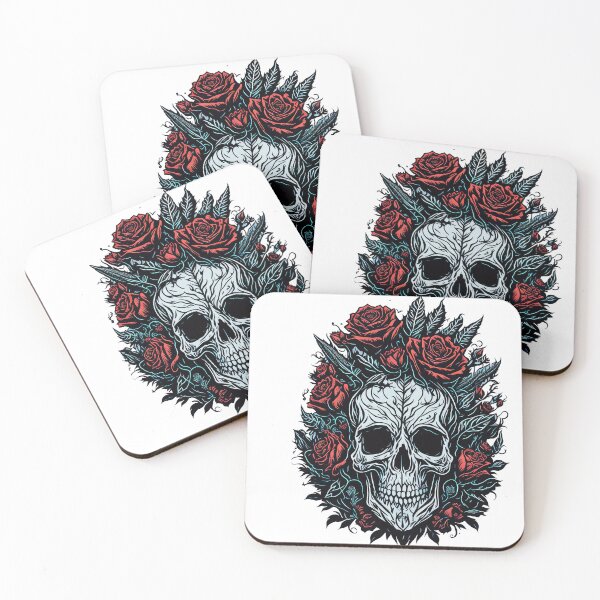 Item preview, Skull and Roses design designed and sold by fr4nk87.