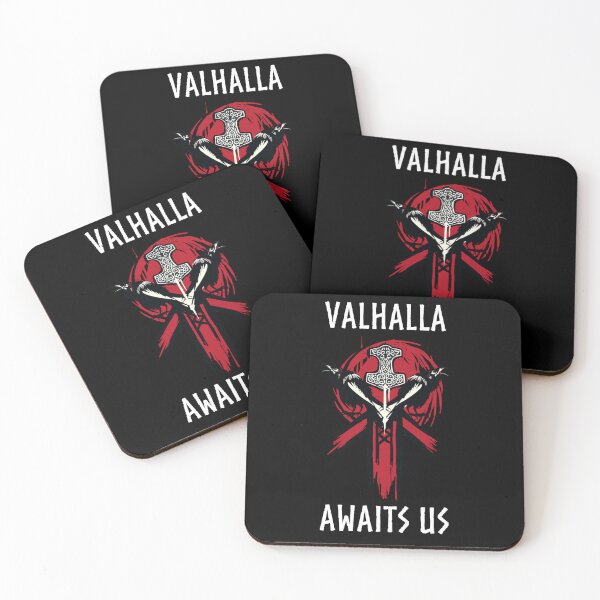 Item preview, Valhalla Awaits! designed and sold by WhatTeeFox.