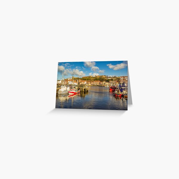Whitby Harbour Greeting Card