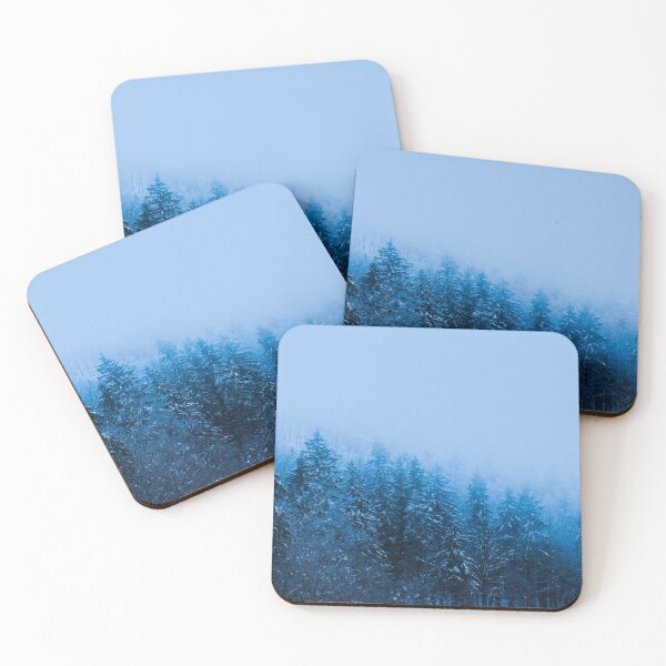 Item preview, Fog over snow covered forest at lake Bohinj, Slovenia designed and sold by Patrik Lovrin.