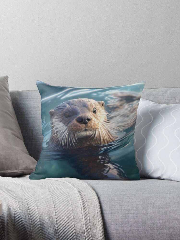 Otter cushion shop