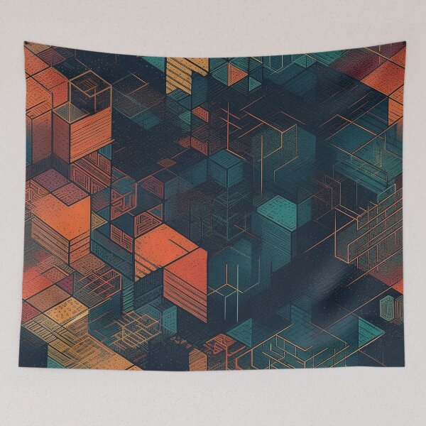 Item preview, Geometric Pattern Contrasting Colors designed and sold by Juliascutecornr.