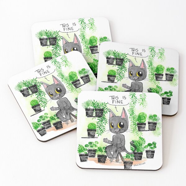 Item preview, Plantlover Kitty designed and sold by Plasmakatha.