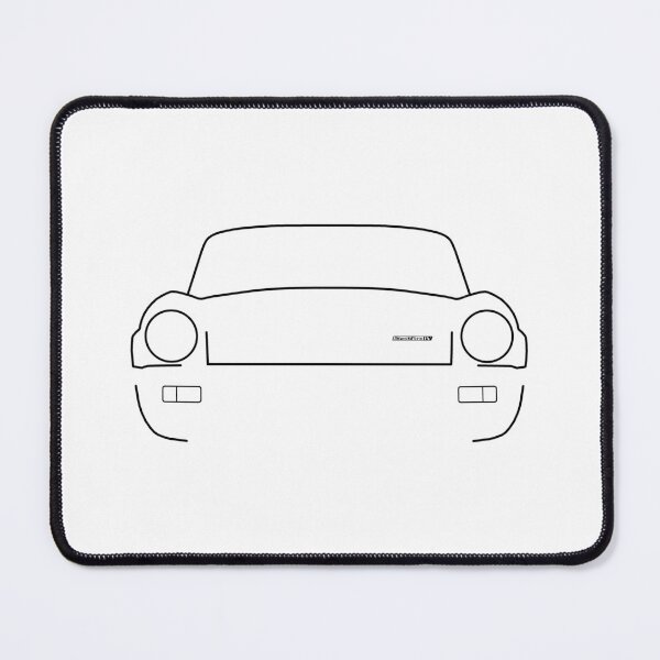 Item preview, Triumph Spitfire Mk IV 1970s British classic car black outline designed and sold by soitwouldseem.