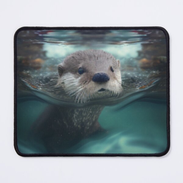 Item preview, Otter swimming picture designed and sold by M-Lin.