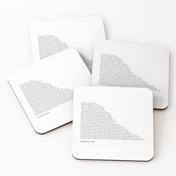 Item preview, Cormac McCarthy Quotes designed and sold by RPGeari.