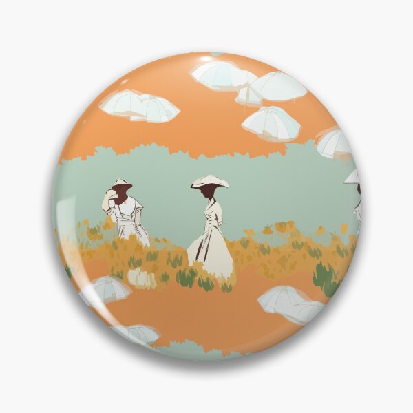 Item preview, Ethereal Elegance: Women in White Dresses with Umbrellas Inspired by Monet designed and sold by TopArtsy.